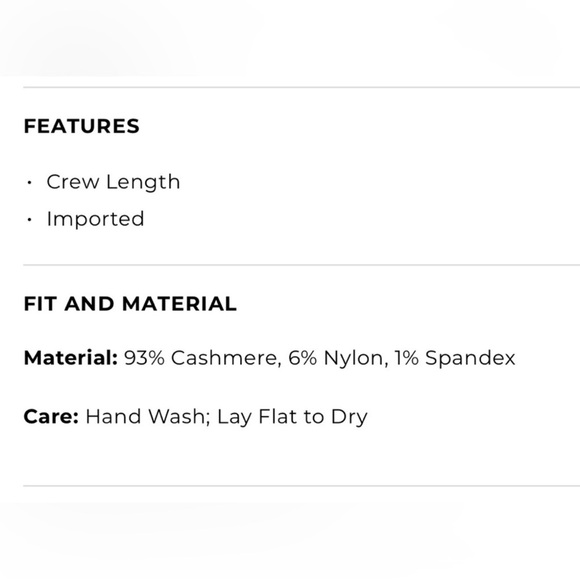 Talbots Cashmere blend cable knit socks - Picture 4 of 14